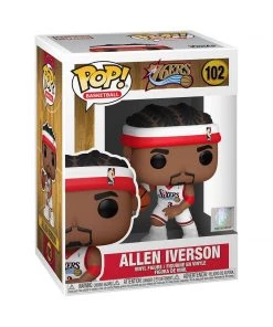 Allen Iverson (Sixers Home) Legends #102 Funko POP! NBA In Stock Funko