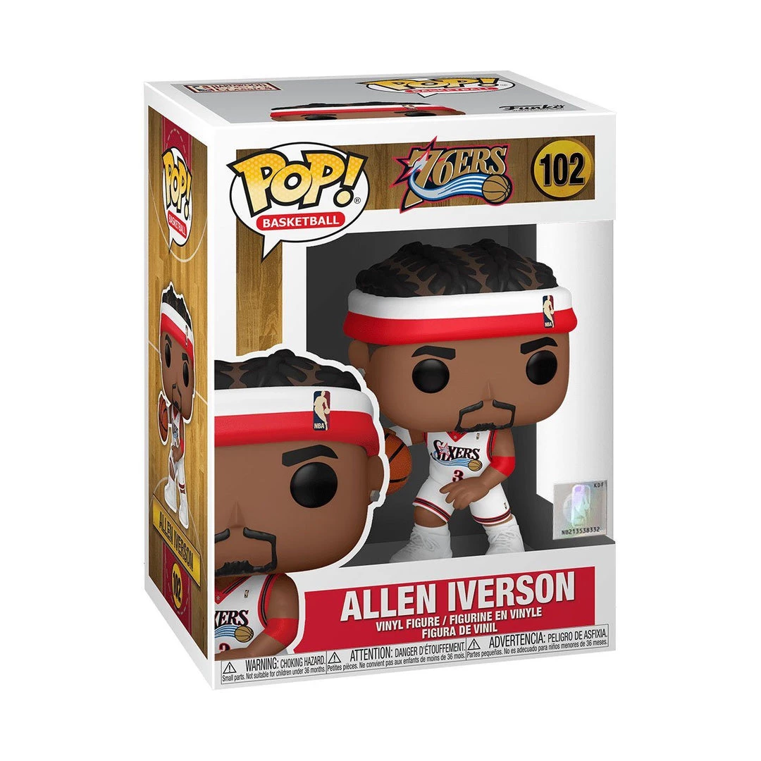 Allen Iverson (Sixers Home) Legends #102 Funko POP! NBA In Stock Funko 4 Allen Iverson (Sixers Home) Legends #102 Funko POP! NBA In Stock Funko