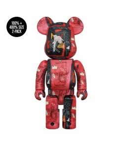 Andy Warhol X Jean Michel Basquiat 2 BE@RBRICK 100% & 400% 2-Pack By Medicom Toy [PRE-ORDER EXPECTED FALL 2021*]