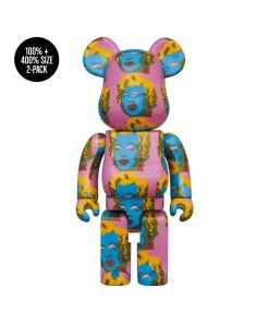 Andy Warhols Marilyn Monroe 2 BE@RBRICK 100% & 400% 2-Pack By Medicom Toy [PRE-ORDER EXPECTED FALL 2021*]
