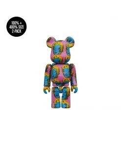 Andy Warhols Marilyn Monroe 2 BE@RBRICK 100% & 400% 2-Pack By Medicom Toy [PRE-ORDER EXPECTED FALL 2021*]