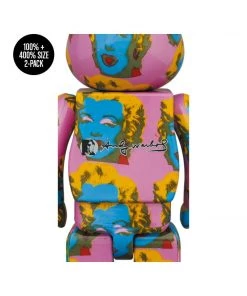 Andy Warhols Marilyn Monroe 2 BE@RBRICK 100% & 400% 2-Pack By Medicom Toy [PRE-ORDER EXPECTED FALL 2021*]