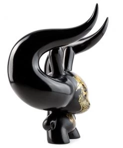 Arcane Divination The Black Devil 8" Dunny Art Figure By Godmachine & Kidrobot 12 Arcane Divination The Black Devil 8