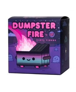 "Bad Vibes" Edition Dumpster Fire Vinyl Figure By 100% Soft