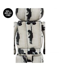 Banksy Flying Balloons Girl BE@RBRICK 100% & 400% 2-Pack By Medicom Toy [PRE-ORDER EXPECTED FALL 2021*]