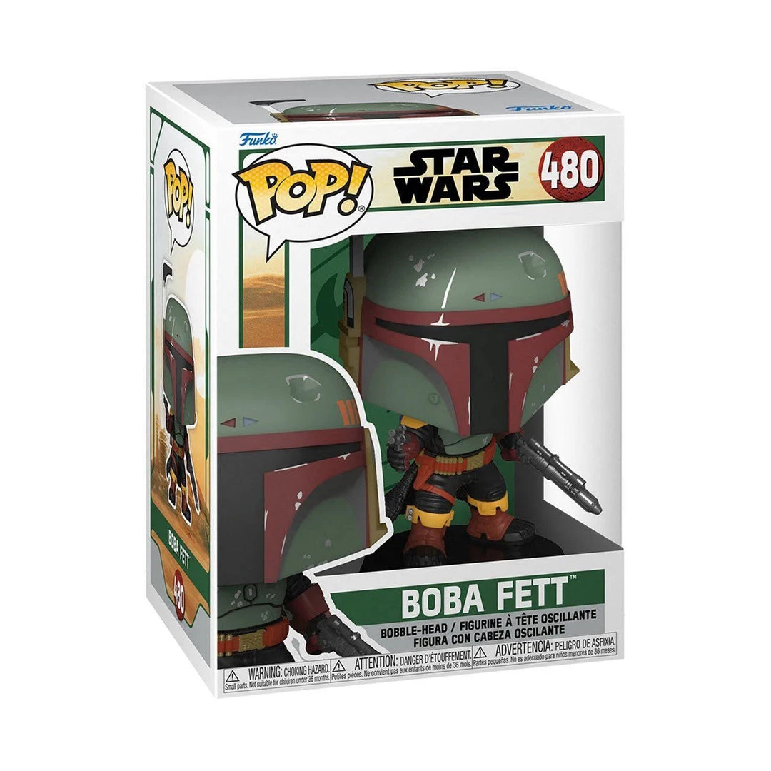 Boba Fett #480 Star Wars: Book Of Boba Fett Funko POP! Star Wars In Stock Funko 4 Boba Fett #480 Star Wars: Book Of Boba Fett Funko POP! Star Wars In Stock Funko