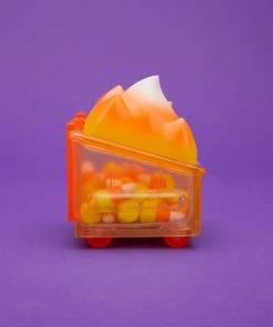 "Candy Corn" Edition Dumpster Fire Vinyl Figure By 100% Soft -VLTD official website candy corn edition dumpster fire vinyl figure by 100 soft dumpster fire 100 soft 271285 1080x1080