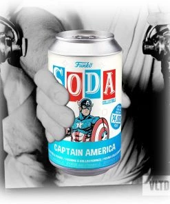 Captain America With 1:6 Chance At A Chase! Marvel Funko Vinyl SODA [PRE-ORDER FOR ESTIMATED* Q2 2022 DELIVERY]
