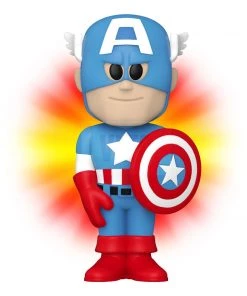 Captain America With 1:6 Chance At A Chase! Marvel Funko Vinyl SODA [PRE-ORDER FOR ESTIMATED* Q2 2022 DELIVERY]
