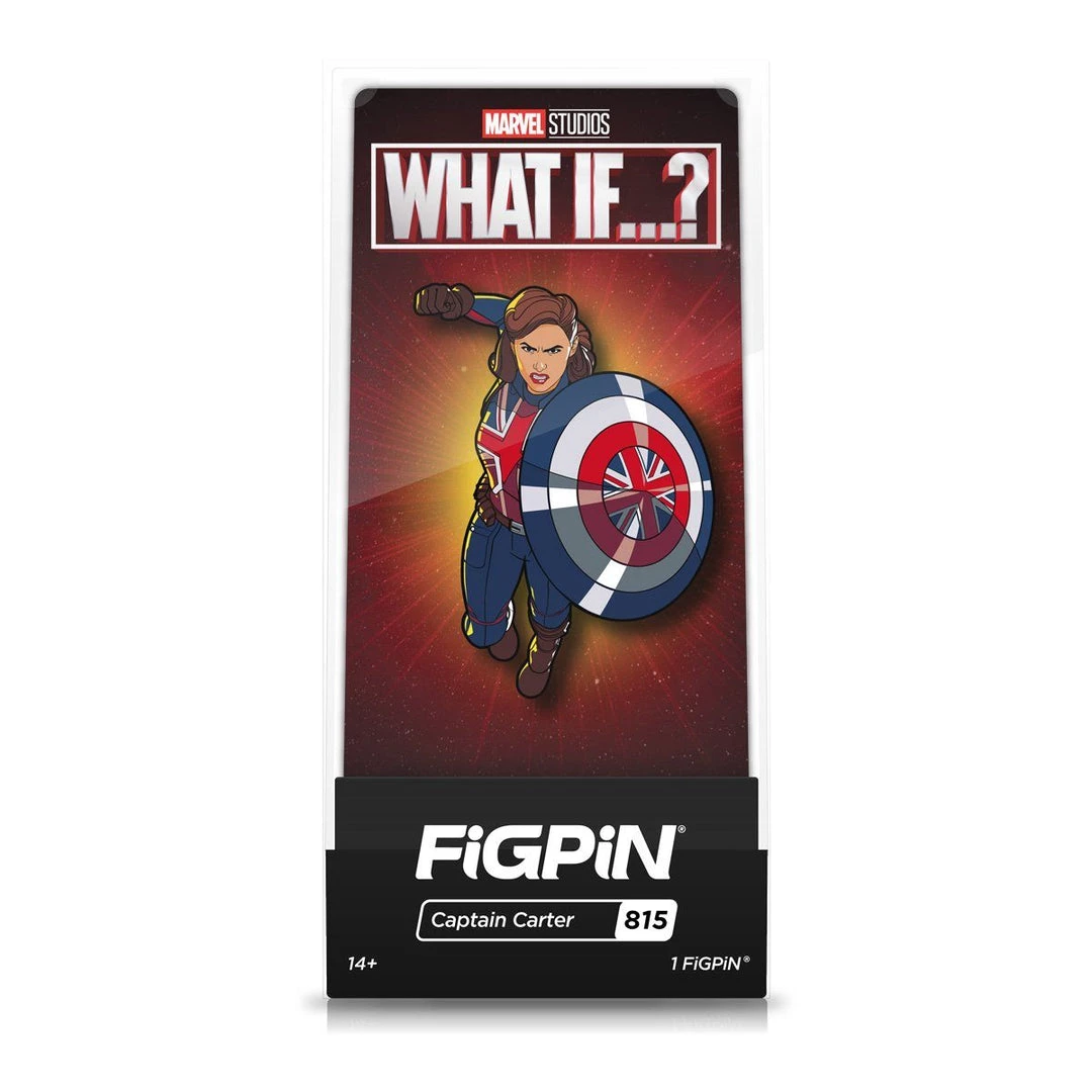 Captain Carter #815 Marvel Studios: What If ... ? FiGPiN Classic 4 Captain Carter #815 Marvel Studios: What If ... ? FiGPiN Classic