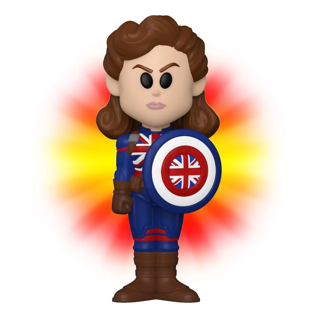Captain Carter With 1:6 Chance At A Metallic Chase! Marvel Studios What If...? Funko Vinyl SODA 5 Captain Carter With 1:6 Chance At A Metallic Chase! Marvel Studios What If...? Funko Vinyl SODA