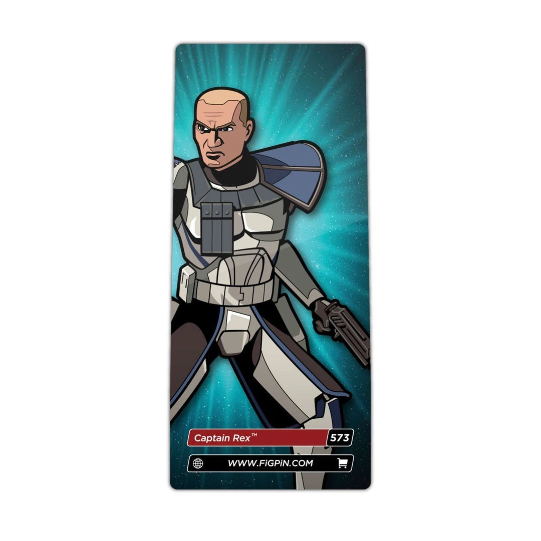 Captain Rex #573 Star Wars: The Clone Wars FiGPiN Classic 6 Captain Rex #573 Star Wars: The Clone Wars FiGPiN Classic