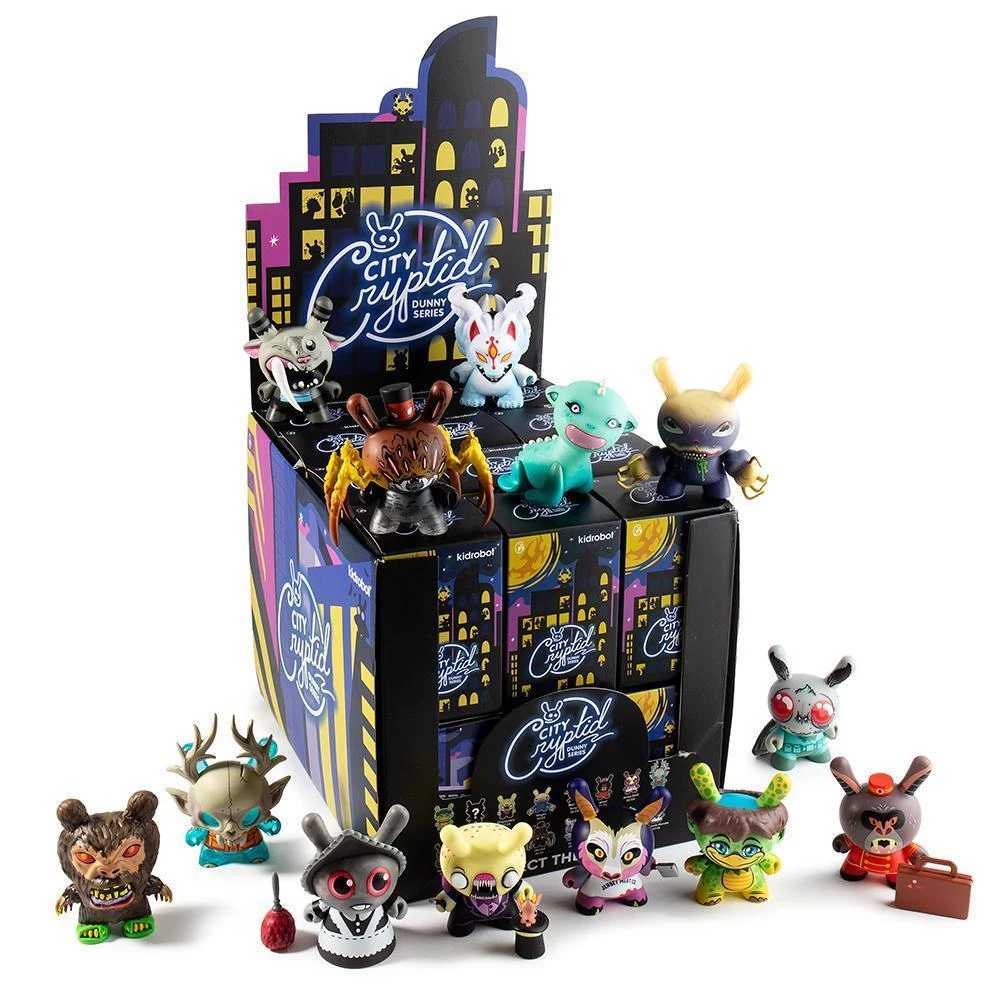 City Cryptid Multi-Artist Dunny Art Figure Series By Kidrobot 3 City Cryptid Multi-Artist Dunny Art Figure Series By Kidrobot