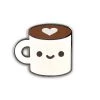 Coffee Luv Enamel Pin By 100% Soft Enamel Pins