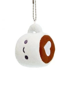 Coffee Plush Charm By 100% Soft