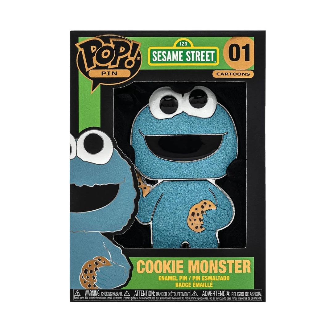 In Stock Funko Cookie Monster #01 Sesame Street Funko POP! Pin 4 In Stock Funko Cookie Monster #01 Sesame Street Funko POP! Pin