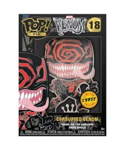Corrupted Venom With 1:12 Chance At A Chase! Marvel Funko POP! Pin