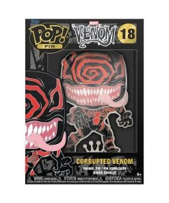 Corrupted Venom With 1:12 Chance At A Chase! Marvel Funko POP! Pin