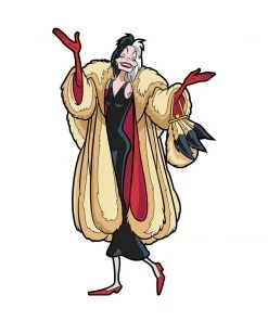 Cruella De Vil #755 Disney Villains FiGPiN Classic 8 Cruella De Vil #755 Disney Villains FiGPiN Classic