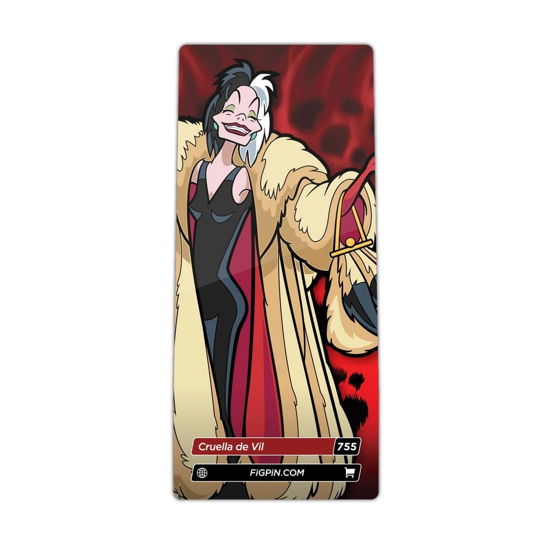 Cruella De Vil #755 Disney Villains FiGPiN Classic 6 Cruella De Vil #755 Disney Villains FiGPiN Classic