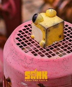 Cube Frog (Yellow) Cube Series By Sank Toys