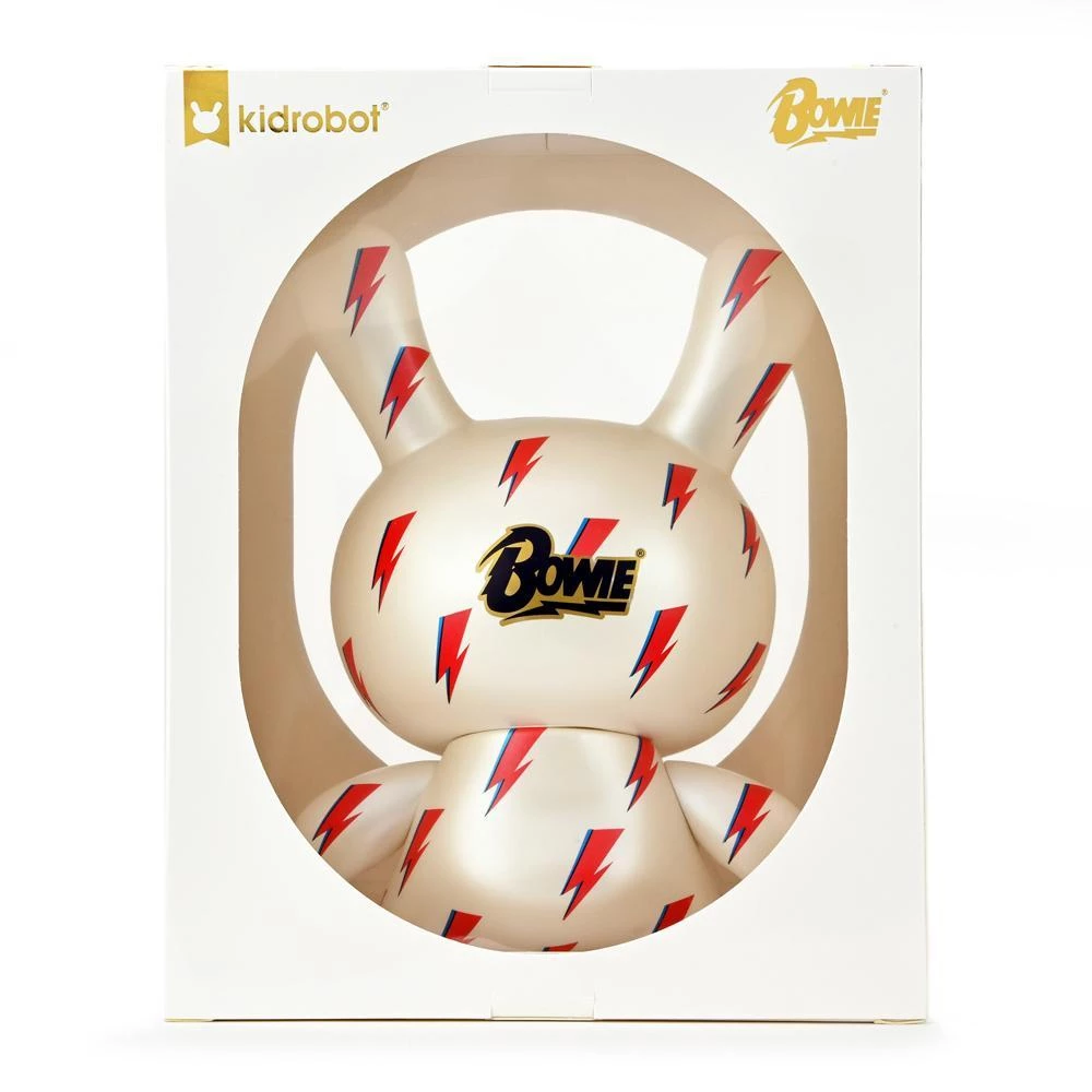 David Bowie 8" Dunny "Lightning Bolt" By Kidrobot 13 David Bowie 8" Dunny "Lightning Bolt" By Kidrobot