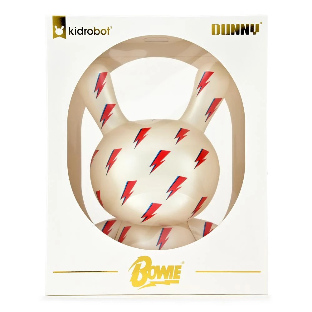 David Bowie 8" Dunny "Lightning Bolt" By Kidrobot 12 David Bowie 8" Dunny "Lightning Bolt" By Kidrobot