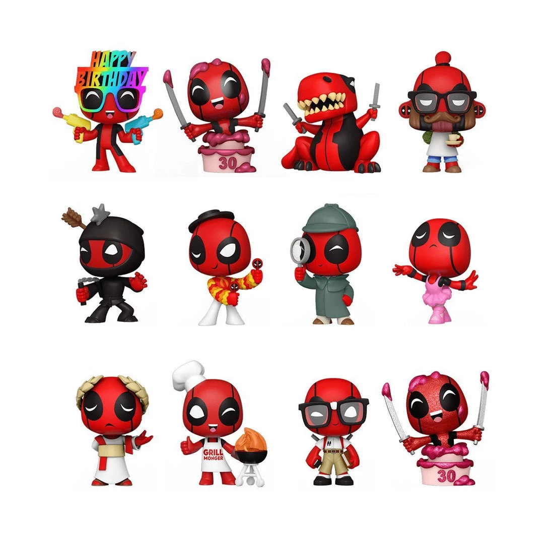 Deadpool 30th Anniversary Mystery Minis By Funko Blind Boxes 3 Deadpool 30th Anniversary Mystery Minis By Funko Blind Boxes