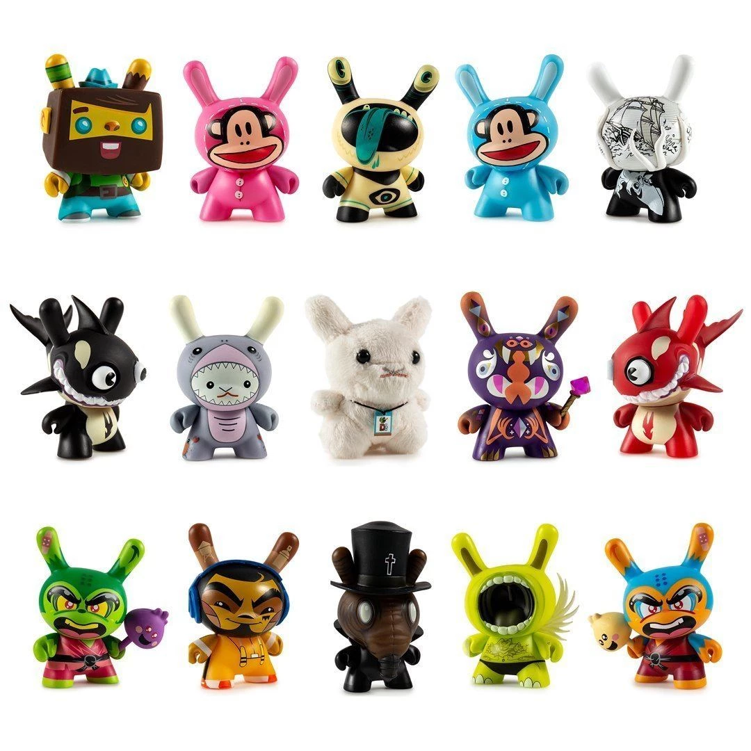 Designer Con Dunny Art Figure Series Blind Box Mini By Kidrobot X DCON 4 Designer Con Dunny Art Figure Series Blind Box Mini By Kidrobot X DCON
