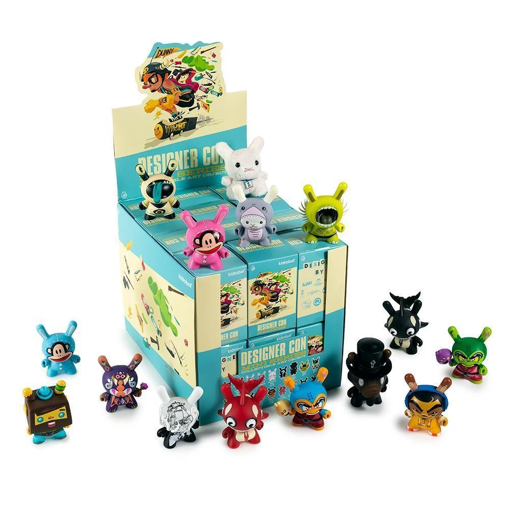 Designer Con Dunny Art Figure Series Blind Box Mini By Kidrobot X DCON 3 Designer Con Dunny Art Figure Series Blind Box Mini By Kidrobot X DCON