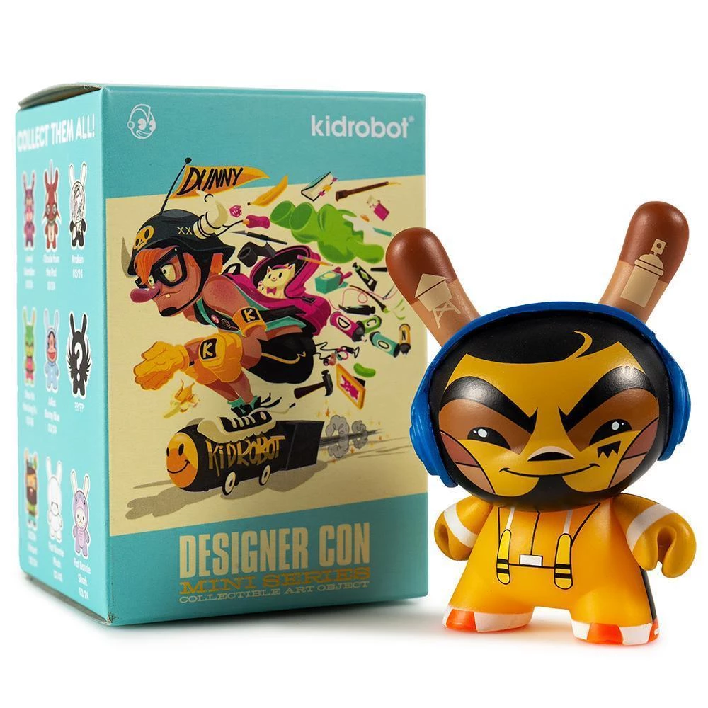 Designer Con Dunny Art Figure Series Blind Box Mini By Kidrobot X DCON 5 Designer Con Dunny Art Figure Series Blind Box Mini By Kidrobot X DCON
