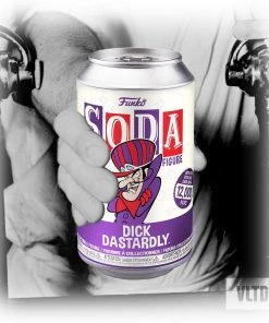 Dick Dastardly Hanna Barbera Wacky Races Funko Vinyl SODA 1:6 Chance At A Chase! LE12000