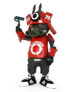 DR76 Ouroboros Red Alert 6” Vinyl Figure By Dragon76 X Martian Toys Designer Toys