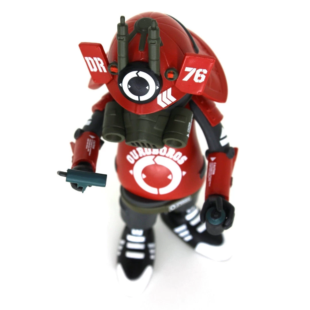 DR76 Ouroboros Red Alert 6” Vinyl Figure By Dragon76 X Martian Toys Designer Toys 8 DR76 Ouroboros Red Alert 6” Vinyl Figure By Dragon76 X Martian Toys Designer Toys