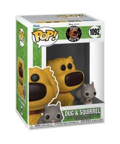 In Stock Funko Dug And Squirrel #1092 Dug Days Funko POP! Disney