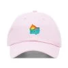 Dumpster Fire Dad Hat (Pink) By 100% Soft