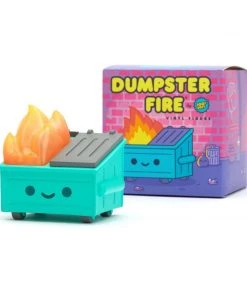 Dumpster Fire Vinyl Figure By 100% Soft