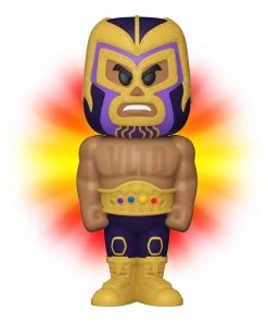 El Terror Purpura (Thanos) With 1:6 Chance At A Metallic Chase! Marvel Luchadores Funko Vinyl SODA 7 El Terror Purpura (Thanos) With 1:6 Chance At A Metallic Chase! Marvel Luchadores Funko Vinyl SODA