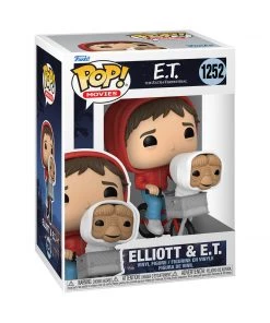 Elliot With E.T. In Bike Basket #1252 E.T. 40th Anniversary Funko POP! Movies [PRE-ORDER FOR ESTIMATED Q3 2022* DELIVERY]