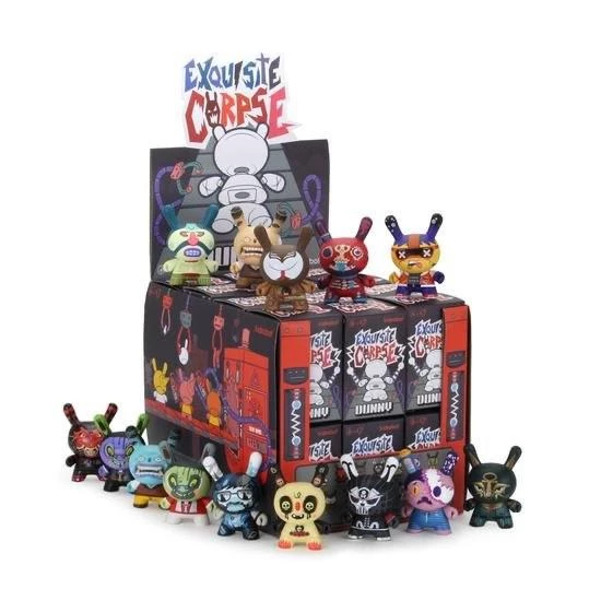 Exquisite Corpse Dunny Mini-Figure Blind Mystery Box By Kidrobot 3 Exquisite Corpse Dunny Mini-Figure Blind Mystery Box By Kidrobot
