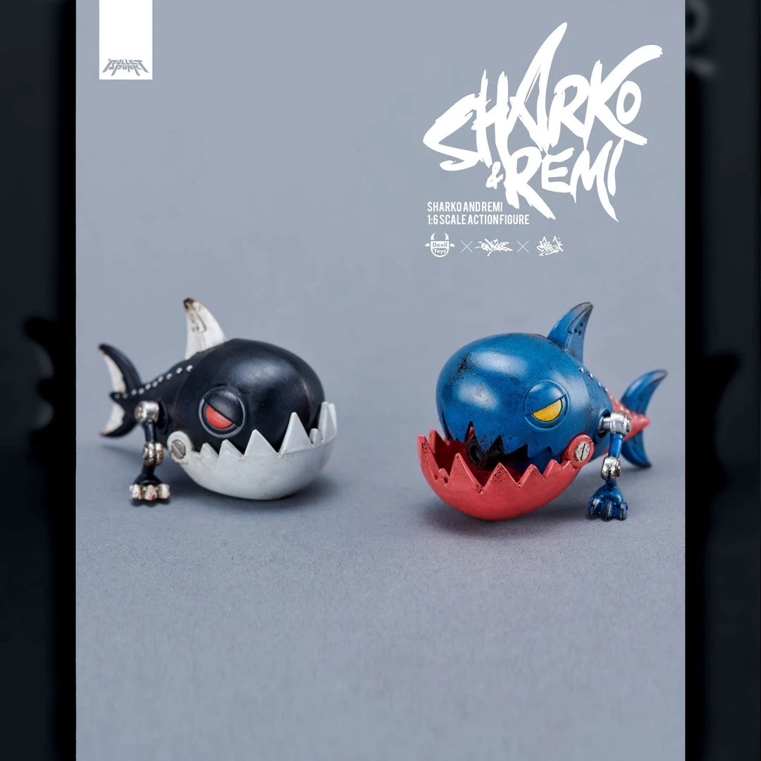 FORTRESS BLACK Sharko & Remi 1/6 Scale Action Figure By Chk_dsk X Devil Toys X Quiccs 6 FORTRESS BLACK Sharko & Remi 1/6 Scale Action Figure By Chk_dsk X Devil Toys X Quiccs