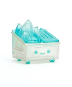 "Frosty Trash" Edition Dumpster Fire Vinyl Figure By 100% Soft