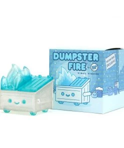 "Frosty Trash" Edition Dumpster Fire Vinyl Figure By 100% Soft
