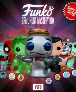 VLTD Mystery Boxes FUNKO POP! MYSTERY BOX: Prizes Can Include Metallic Boo Berry (LE480), Black Suit Superman (LE1008), Marty McFly (Plutonium Glow LE3000), GITD Deadpool, Tony The Tiger (LE3000) & More!