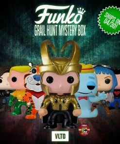 VLTD Mystery Boxes FUNKO POP! MYSTERY BOX: Prizes Can Include SDCC 2012 Exclusive Metallic Loki (LE480), Flocked Tony The Tiger (LE2000), OG Boo Berry, Aquaman (DC Universe), Superboy, ECCC Ramona Flowers & More!