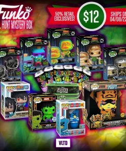 VLTD Funko POP! Spring 2022 Grail Hunt Mystery Box: Grand Prizes Include All 4 TMNT Funko NFT Redeemables, SDCC 2019 Louie Bloo Raspberry, TMNT Black Light SODA 6-Pack, Blacklight Hulk & More! - SHIPS 04/08/22! Mystery Boxes