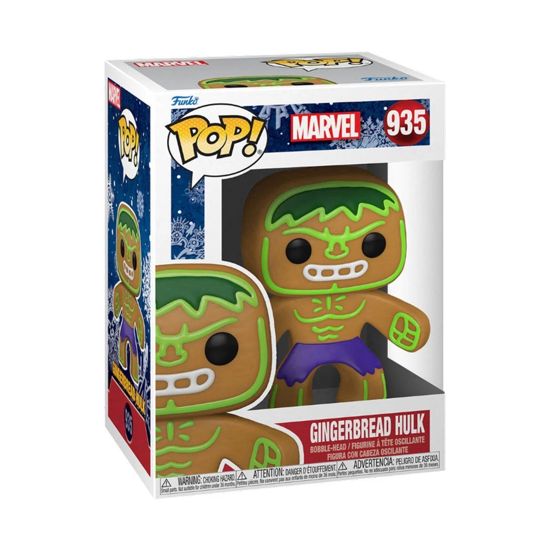Gingerbread Hulk #935 Holiday Funko POP! Marvel In Stock Funko 4 Gingerbread Hulk #935 Holiday Funko POP! Marvel In Stock Funko