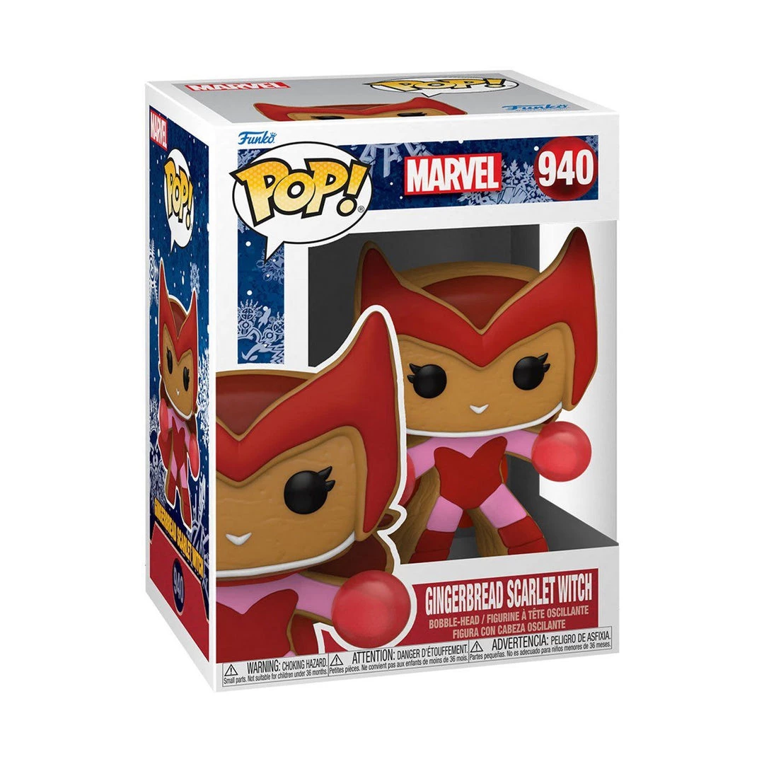 In Stock Funko Gingerbread Scarlet Witch #940 Holiday Funko POP! Marvel 4 In Stock Funko Gingerbread Scarlet Witch #940 Holiday Funko POP! Marvel