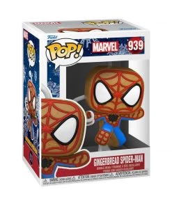 In Stock Funko Gingerbread Spider-Man #939 Holiday Funko POP! Marvel