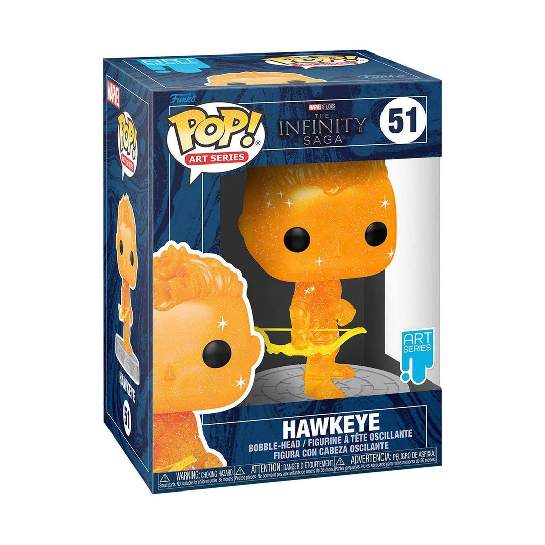 Hawkeye #51 Infinity Saga Funko POP! Artist Series With Pop! Protector Case In Stock Funko 4 Hawkeye #51 Infinity Saga Funko POP! Artist Series With Pop! Protector Case In Stock Funko